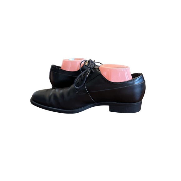 Calvin Klein Mens Edison Black Oxford Dress Shoe Size 10 M - Picture 8 of 15